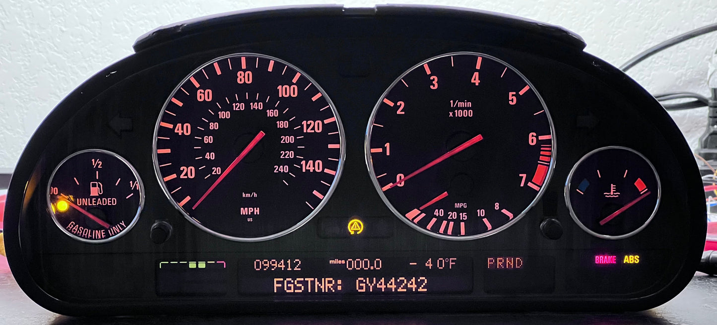BMW Instrument Cluster Repair, Restoration, and Customization E38 E39 X5