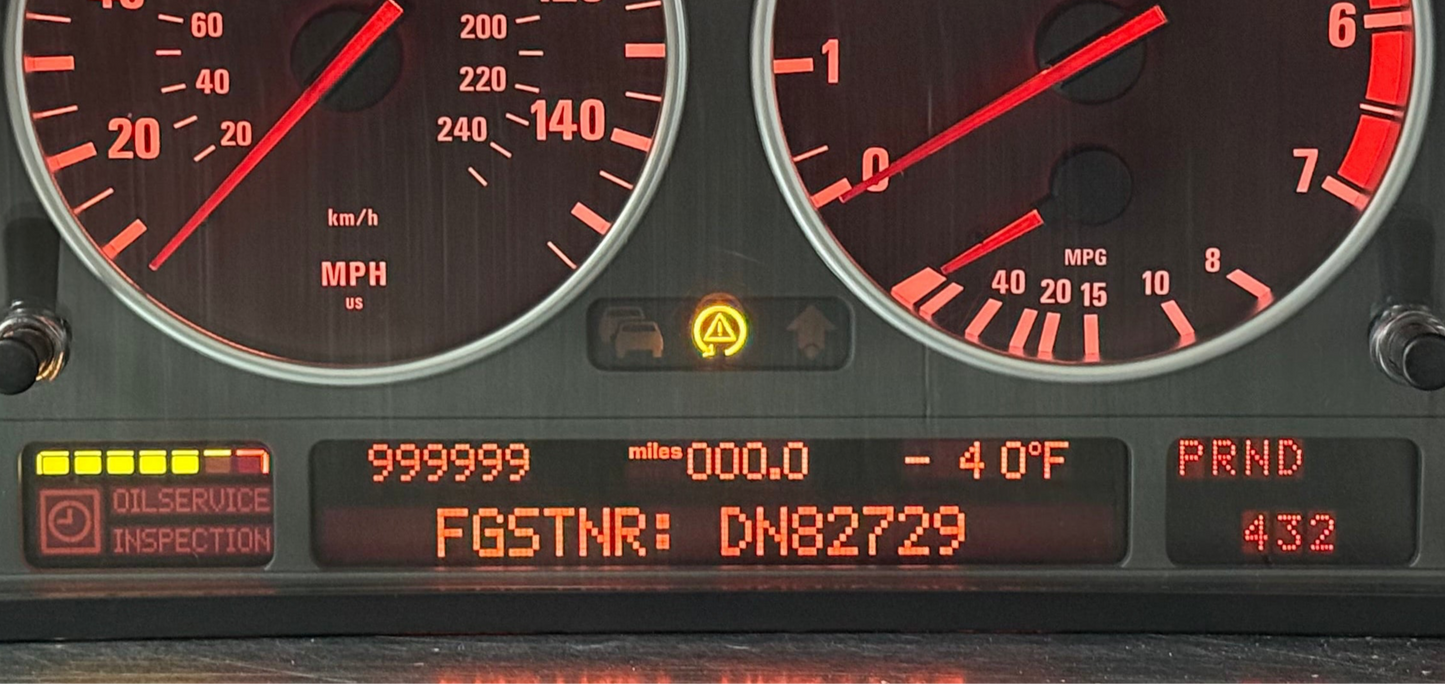 Coding Service - BMW Instrument Cluster