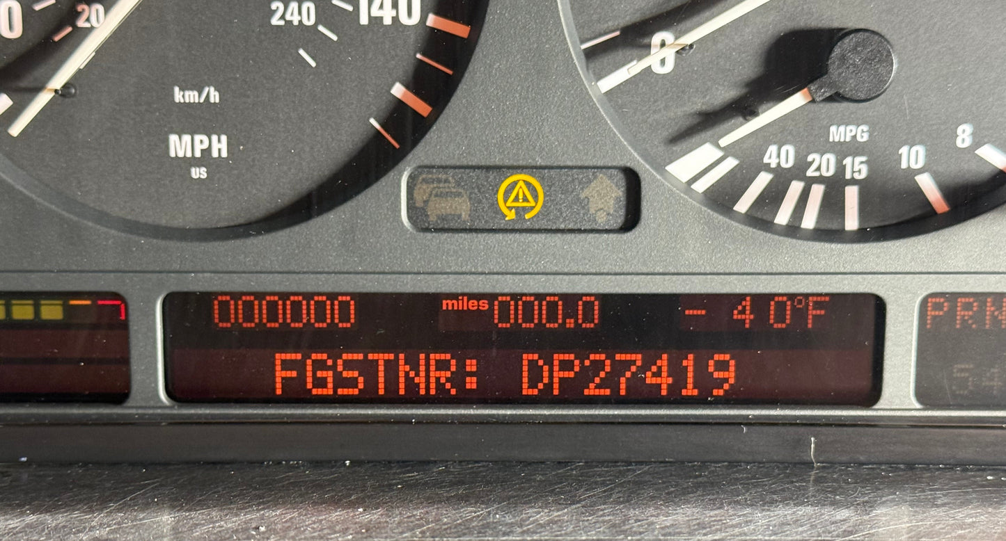 Coding Service - BMW Instrument Cluster
