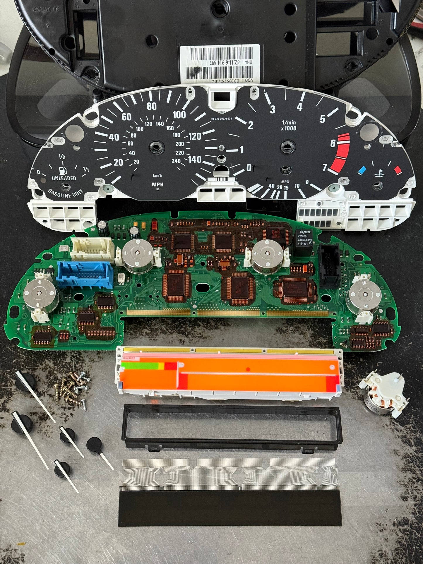 BMW Instrument Cluster Repair, and Restoration Service E39 M5 E53 X5 4.6is