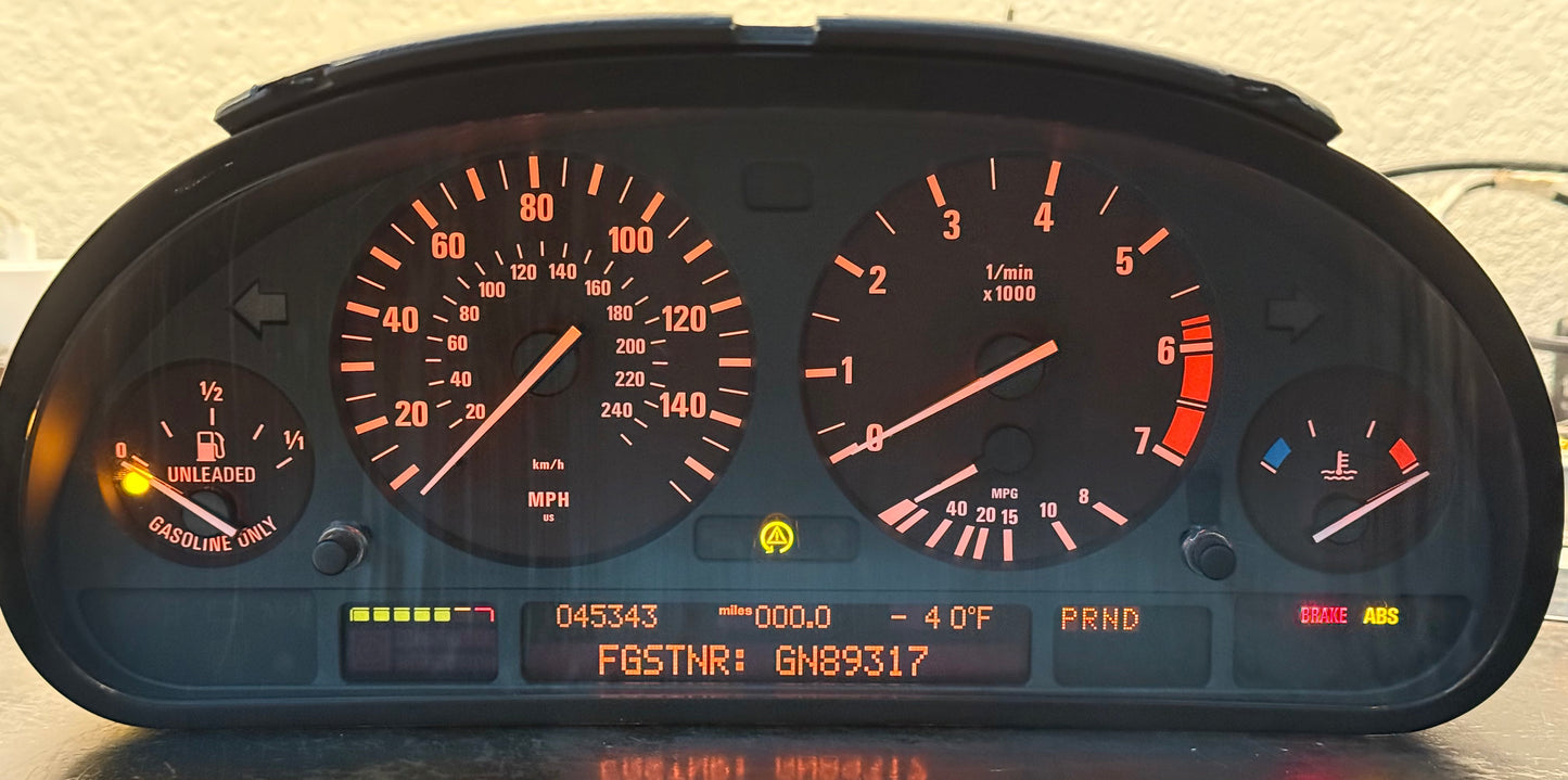 BMW Instrument Cluster Repair, Restoration, and Customization E38 E39 X5