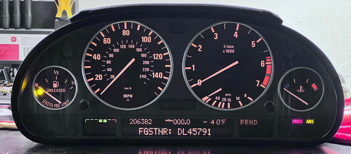 BMW Instrument Cluster Repair, Restoration, and Customization E38 E39 X5