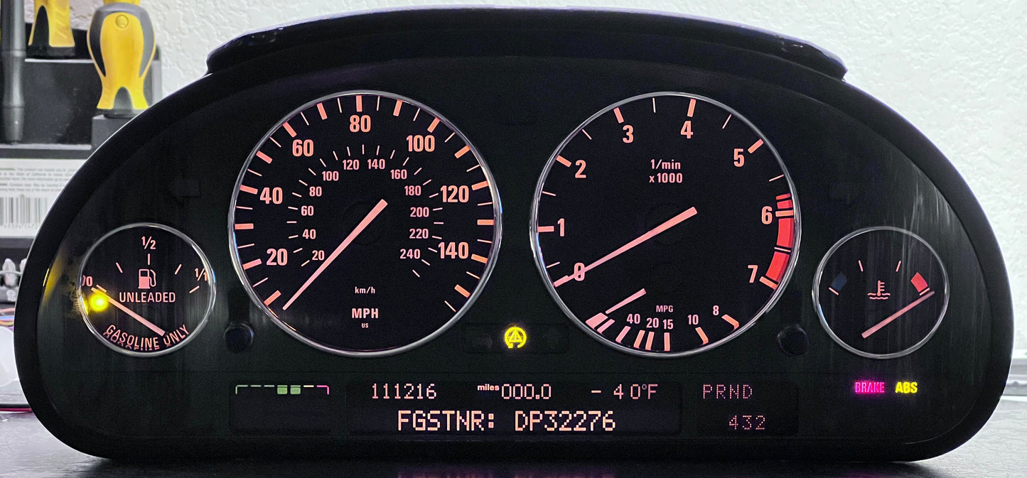 BMW Instrument Cluster Repair, Restoration, and Customization E38 E39 X5