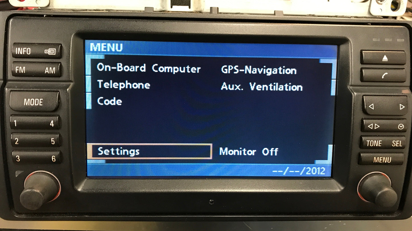 BMW WideScreen Navigation 16:9 Repair Service E46 M3