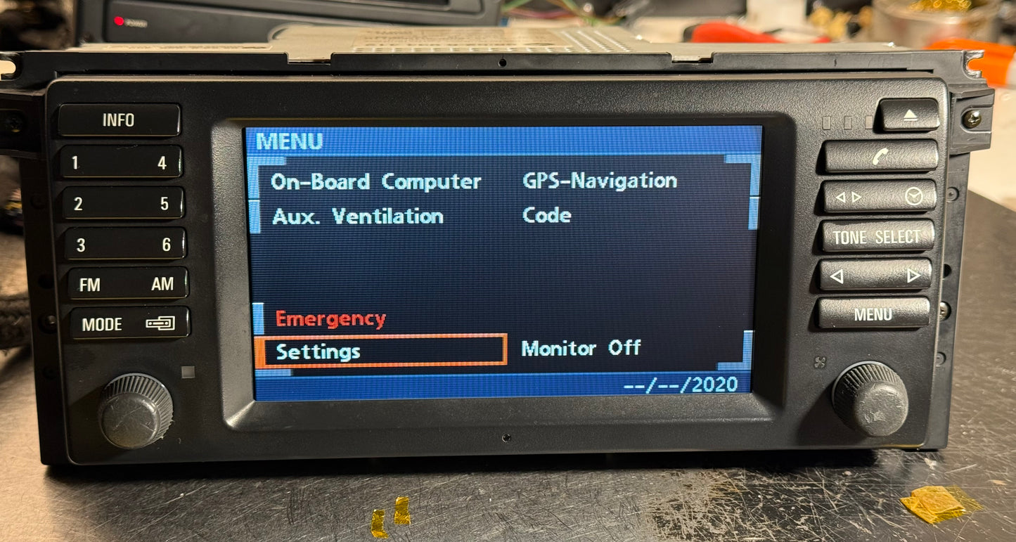 BMW WideScreen Navigation 16:9 Repair Service E38 E39 E53 M5