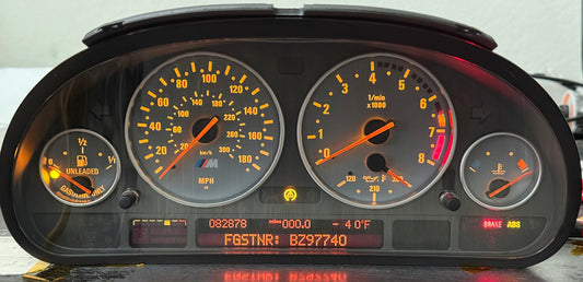 BMW Instrument Cluster Repair, and Restoration Service E39 M5 E53 X5 4.6is