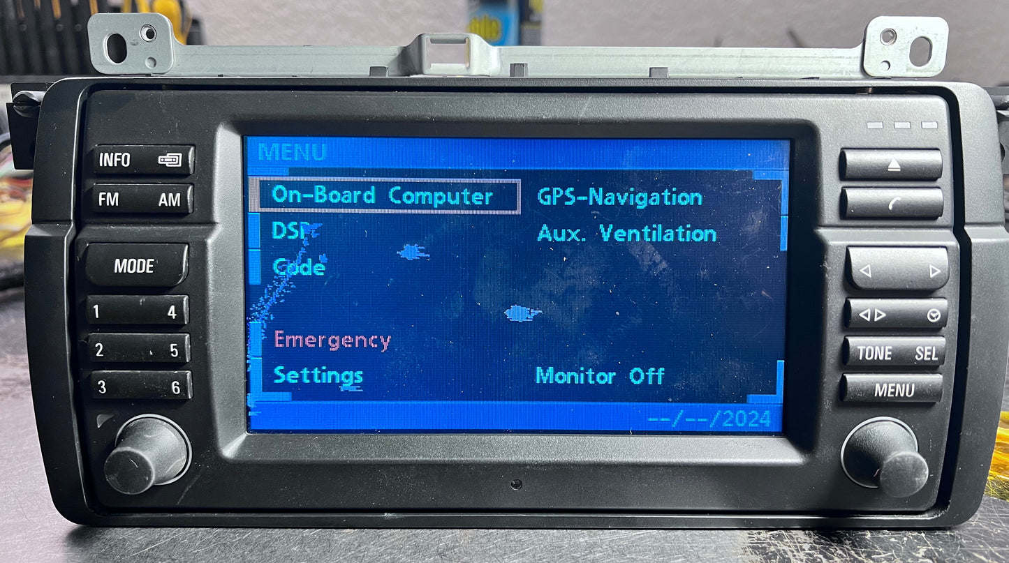 BMW WideScreen Navigation 16:9 Repair Service E46 M3