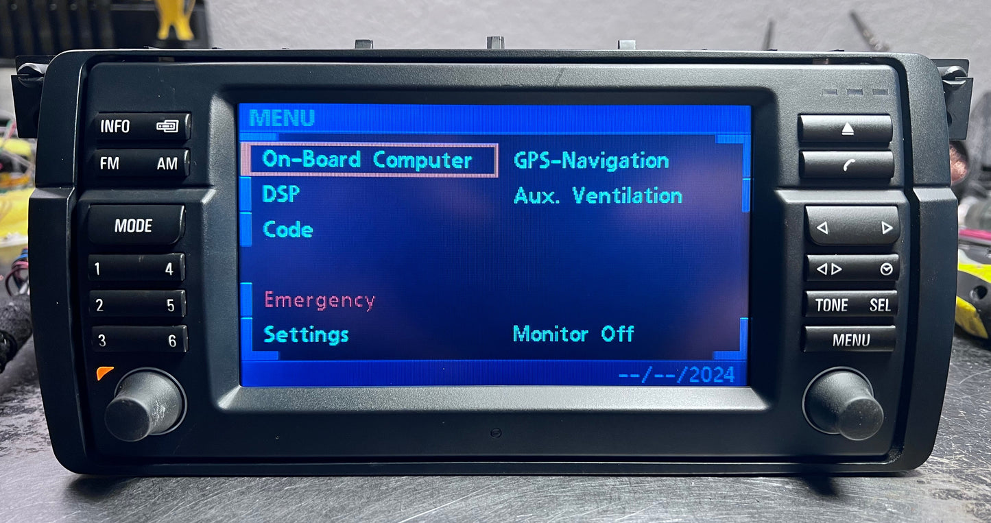 BMW WideScreen Navigation 16:9 Repair Service E46 M3