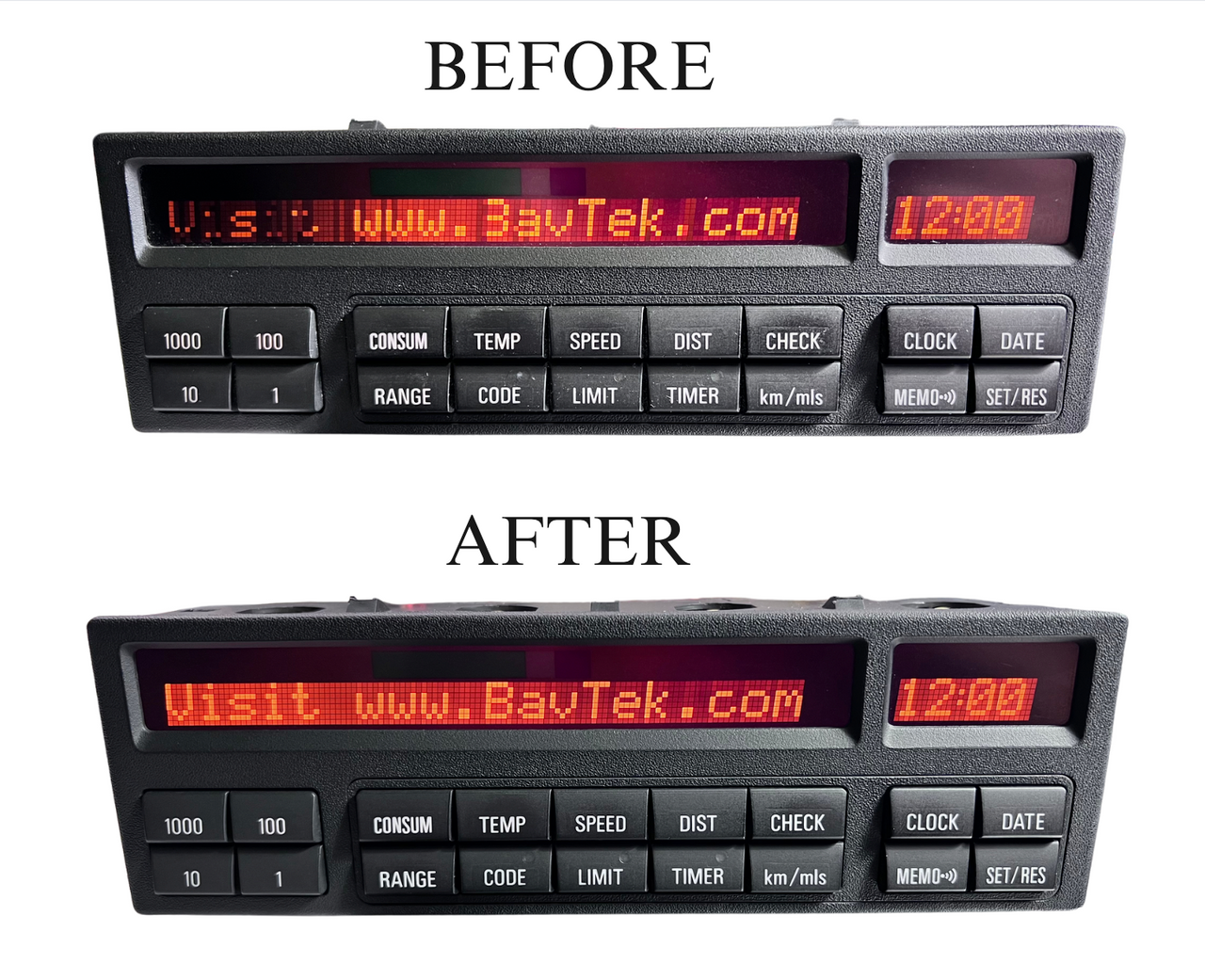 BMW Multi Information Display MID Repair, Restoration Service E31